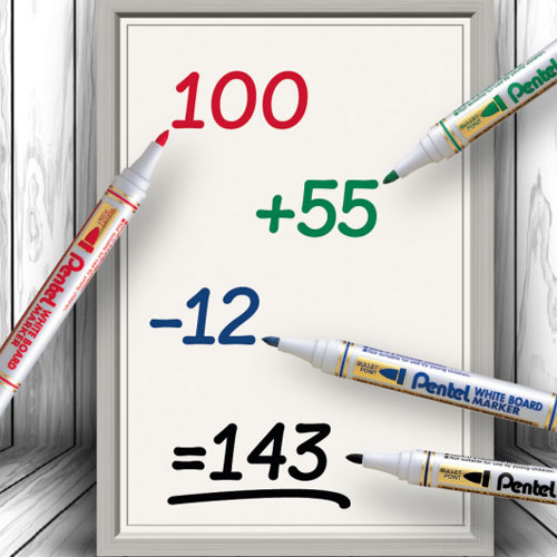 Marcador de tablero Recargable Pentel