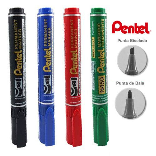 Marcador Permanente Pentel