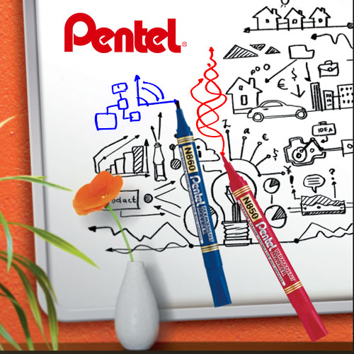 Marcador Permanente Pentel