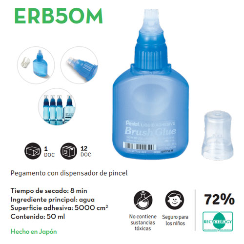 Goma de Brocha ERB50-M Pentel