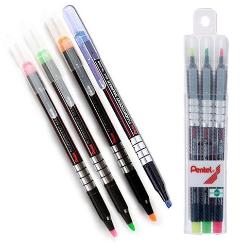 Resaltador Fluorescente de Tonos Intensos Pentel