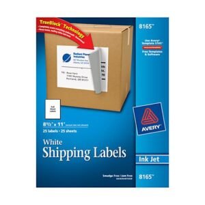 Label Avery #8165