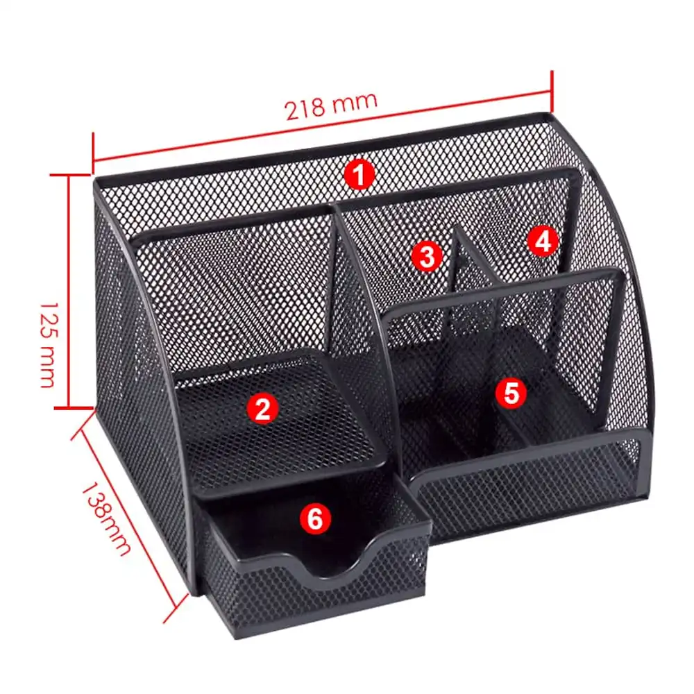 Organizador mesh 6 compartimientos - Imagen 4