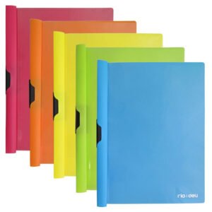 Folder Plástico con Clip Lateral Deli