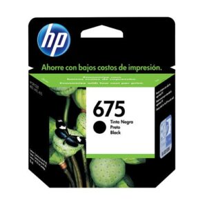 Cartucho HP 675 en Negro