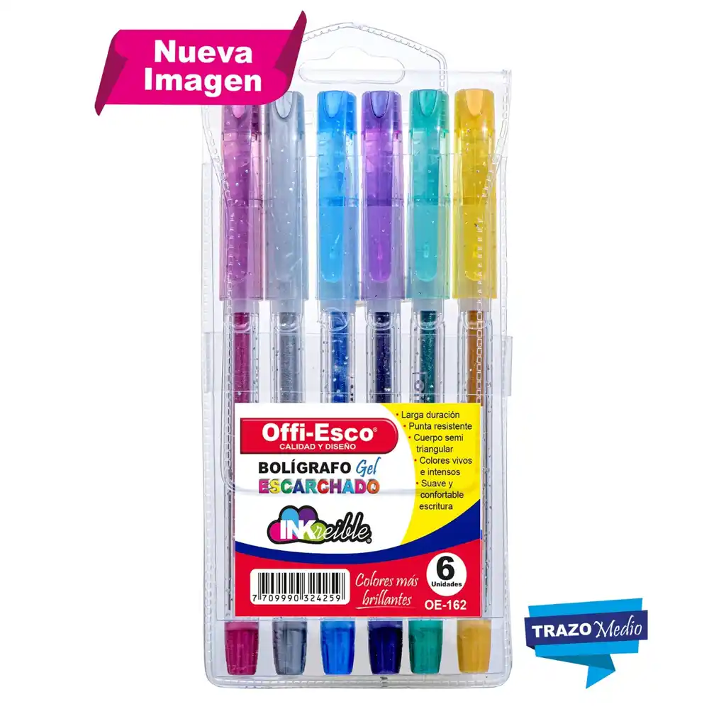 Bolígrafo de Gel escarchado