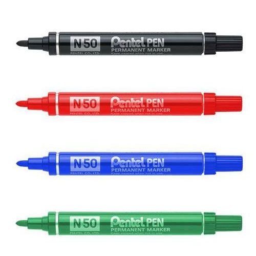 Marcador Permanente con cuerpo de metal Pentel - Imagen 2