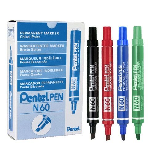 Marcador Permanente con cuerpo de metal Pentel - Imagen 3