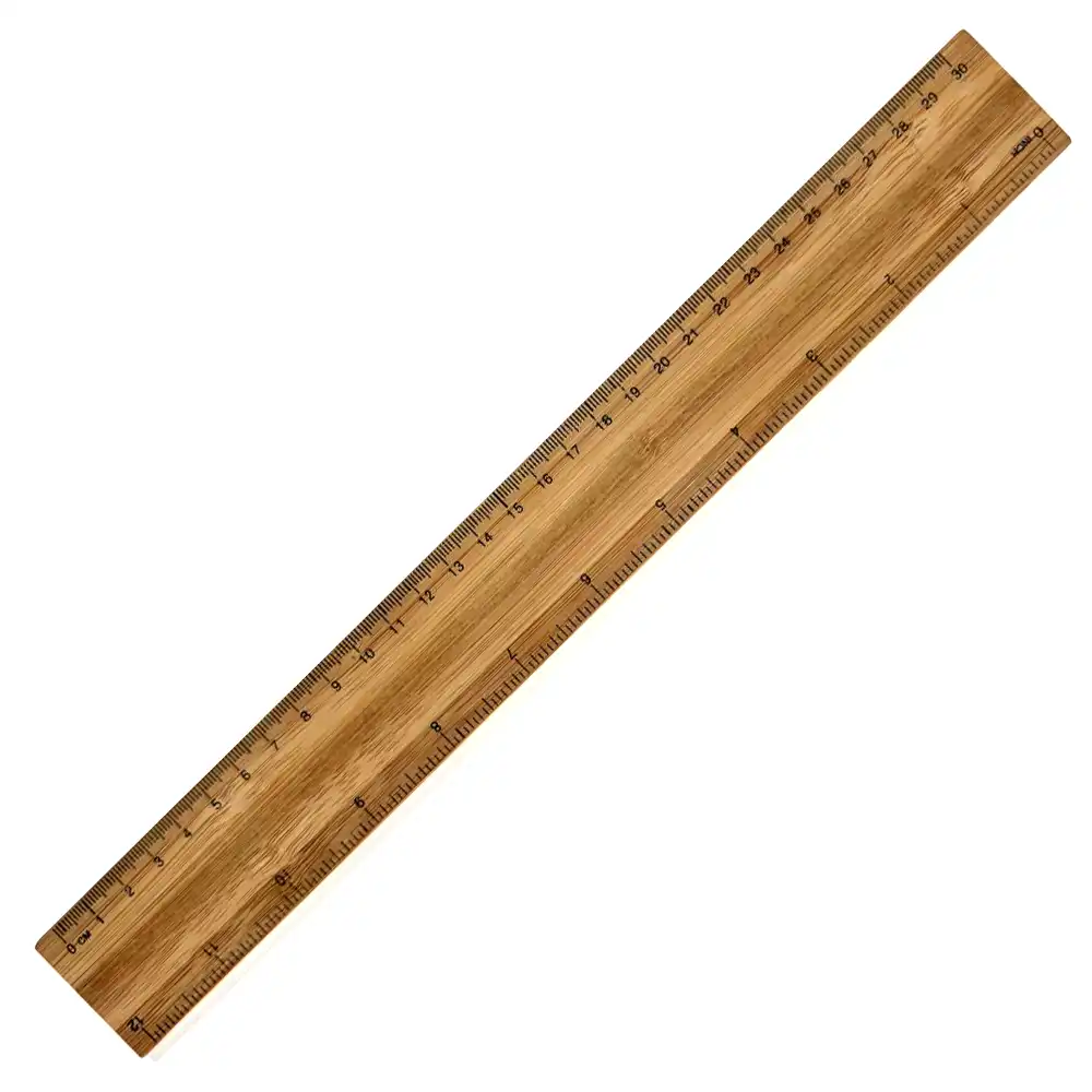 Regla de madera
